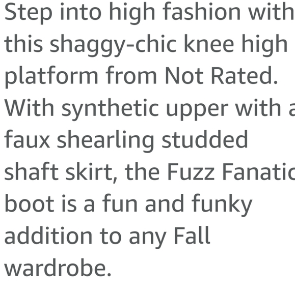 NEW NOT RATED FAUX FUR BOOTS - Picture 8 of 11